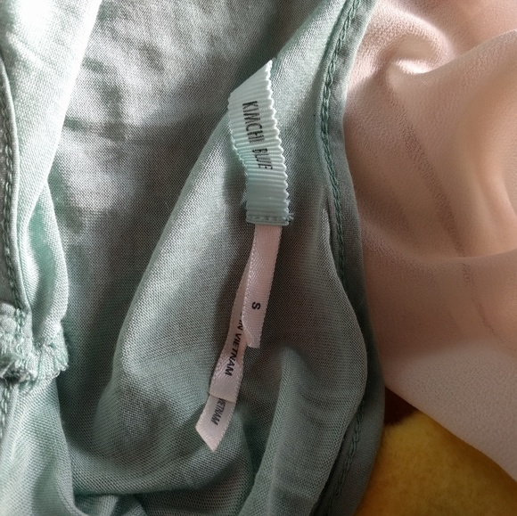 ❎ *Sold* EUC Kimchi Blue Mint Green Floral Lace Tank - Picture 5 of 6